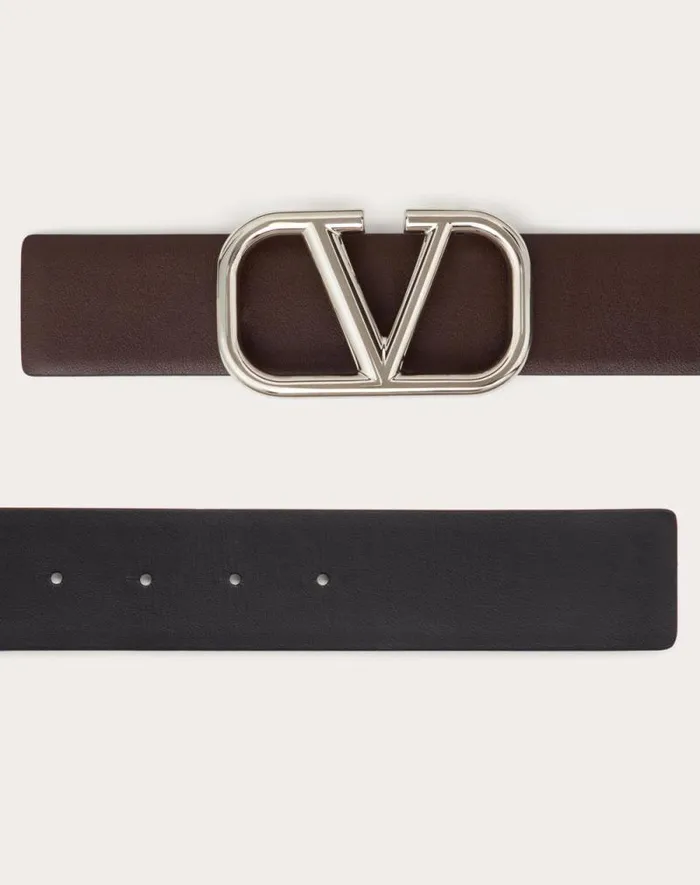 Valentino Belts Man Vlogo Signature Calfskin Belt 40 Mm For Man In Black Black Valentino Belts Man Vlogo Signature Calfskin Belt 40 Mm For Man In Black Black