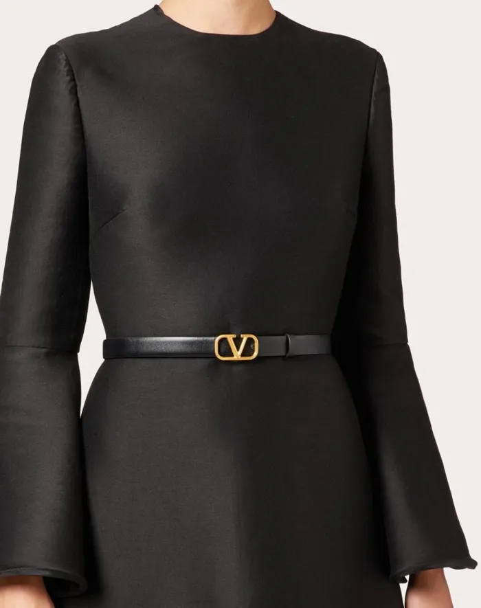 Valentino Belts Woman Reversible Vlogo Signature Belt In Glossy Calfskin 20 Mm For Woman In Rose Cannelle Rose Cannelle Valentino Belts Woman Reversible Vlogo Signature Belt In Glossy Calfskin 20 Mm For Woman In Rose Cannelle Rose Cannelle