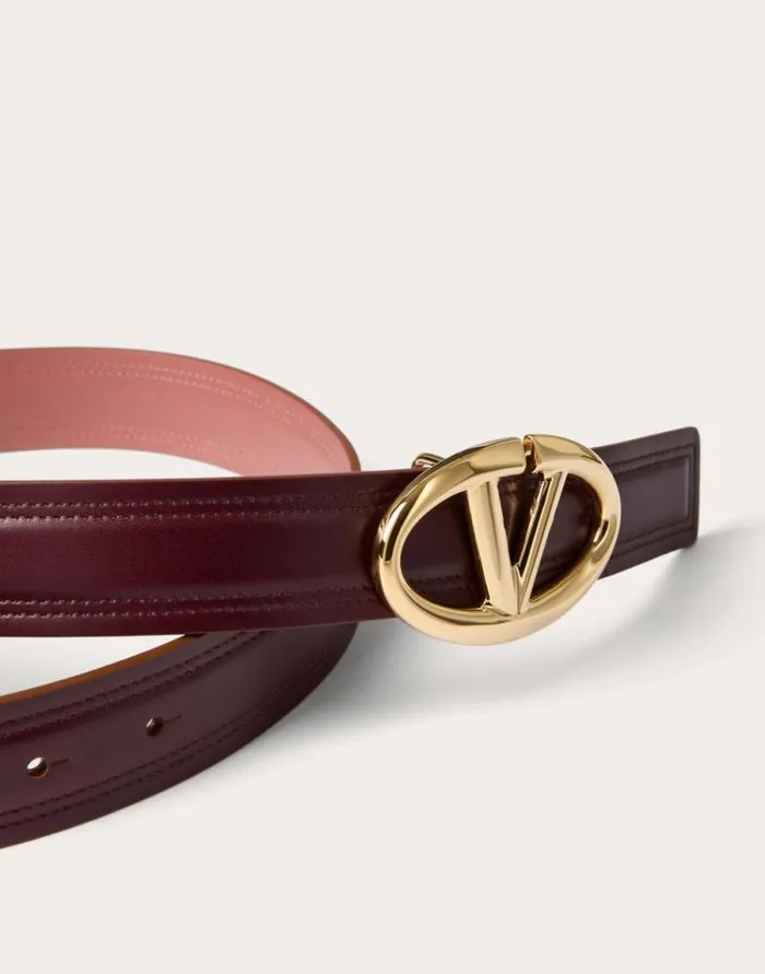 Valentino Belts Woman The Bold Edition Vlogo Shiny Calfskin Belt 30 Mm For Woman In Ivorymauve Ivorymauve Valentino Belts Woman The Bold Edition Vlogo Shiny Calfskin Belt 30 Mm For Woman In Ivorymauve Ivorymauve