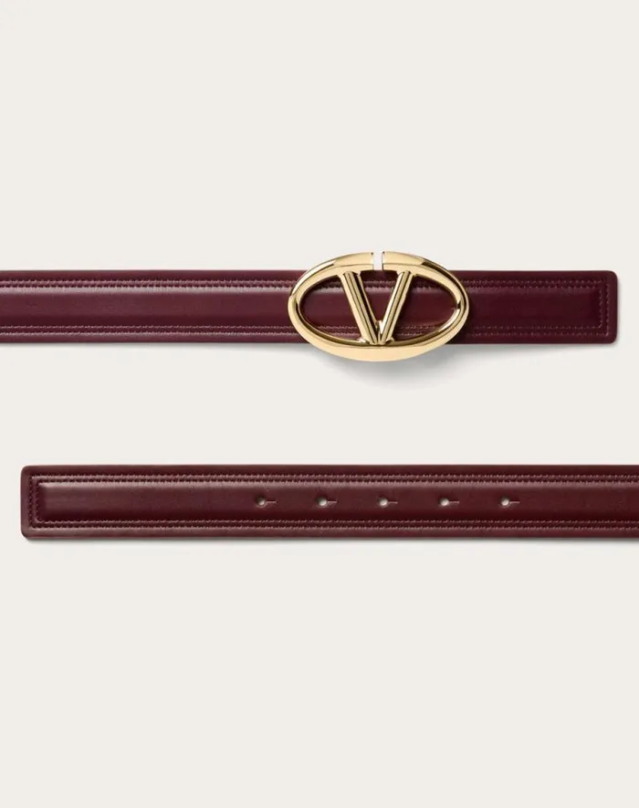 Valentino Belts Woman The Bold Edition Vlogo Shiny Calfskin Belt 30 Mm For Woman In Ivorymauve Ivorymauve Valentino Belts Woman The Bold Edition Vlogo Shiny Calfskin Belt 30 Mm For Woman In Ivorymauve Ivorymauve