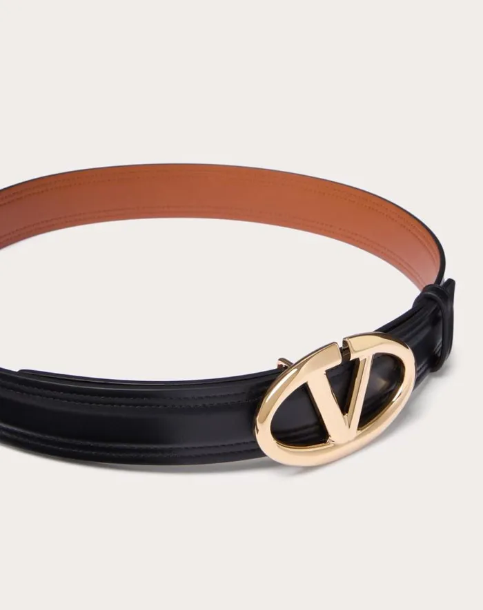 Valentino Belts Woman The Bold Edition Vlogo Shiny Calfskin Belt 30 Mm For Woman In Ivorymauve Ivorymauve Valentino Belts Woman The Bold Edition Vlogo Shiny Calfskin Belt 30 Mm For Woman In Ivorymauve Ivorymauve