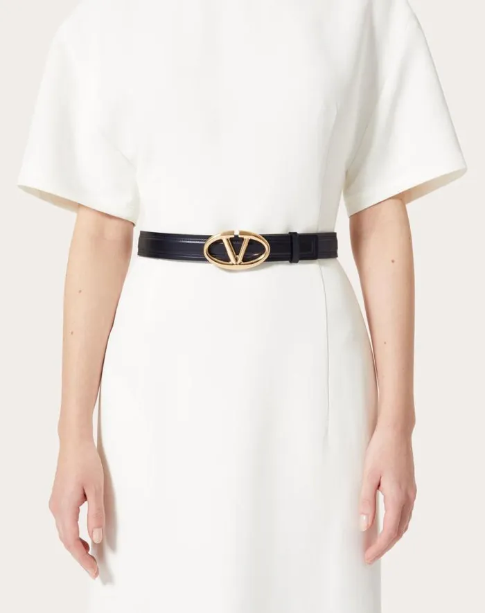 Valentino Belts Woman The Bold Edition Vlogo Shiny Calfskin Belt 30 Mm For Woman In Ivorymauve Ivorymauve Valentino Belts Woman The Bold Edition Vlogo Shiny Calfskin Belt 30 Mm For Woman In Ivorymauve Ivorymauve