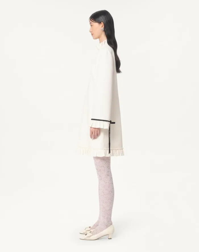 Valentino Dresses Woman Crepe Couture Short Dress For Woman In Pink Pink Valentino Dresses Woman Crepe Couture Short Dress For Woman In Pink Pink