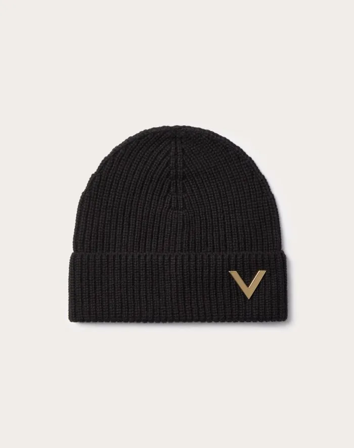 Valentino Hats And Gloves Woman Valentino Cashmere Beanie For Woman In Ivory Ivory Valentino Hats And Gloves Woman Valentino Cashmere Beanie For Woman In Ivory Ivory