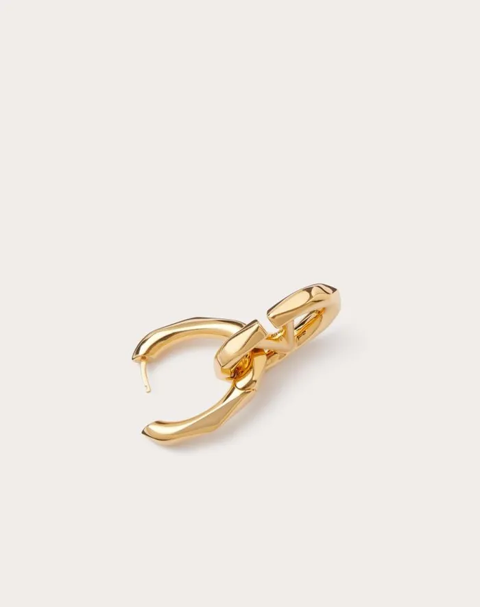 Valentino Jewelry Woman Vlogo Boldies Metal Earrings For Woman In Gold Gold Valentino Jewelry Woman Vlogo Boldies Metal Earrings For Woman In Gold Gold