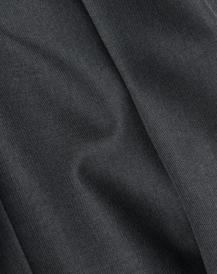 Valentino Pants And Shorts Man Wool Gabardine Pants With Turnups For Man In Anthracite Anthracite Valentino Pants And Shorts Man Wool Gabardine Pants With Turnups For Man In Anthracite Anthracite