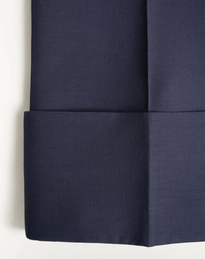 Valentino Pants And Shorts Woman Crepe Couture Pants For Woman In Indigo Indigo Valentino Pants And Shorts Woman Crepe Couture Pants For Woman In Indigo Indigo