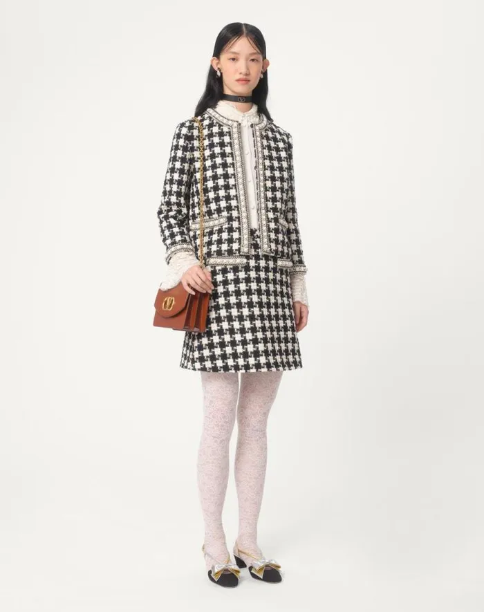 Valentino Shirts And Tops Woman Georgette Blouse For Woman In Blackivory Blackivory Valentino Shirts And Tops Woman Georgette Blouse For Woman In Blackivory Blackivory