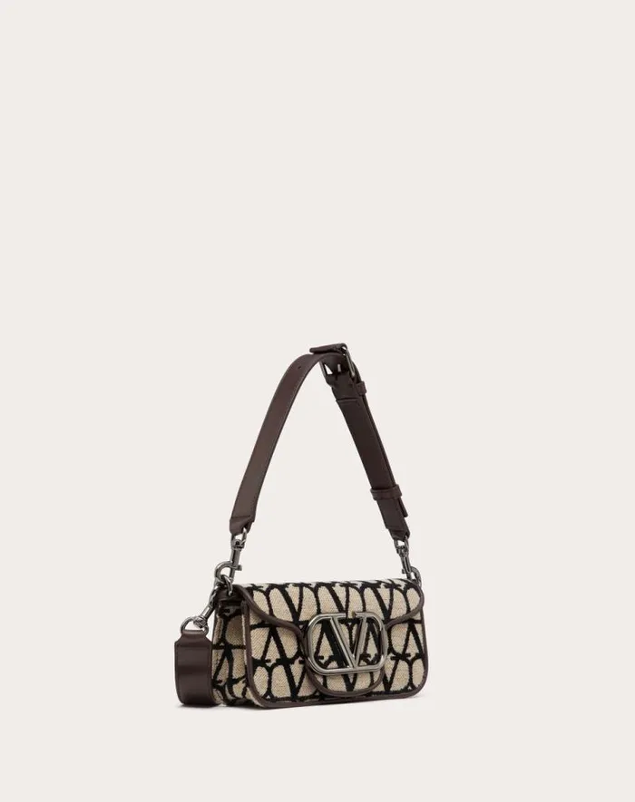 Valentino Shoulder Bags Man Mini Loc Toile Iconographe Shoulder Bag For Man In Beigeblack Beigeblack Valentino Shoulder Bags Man Mini Loc Toile Iconographe Shoulder Bag For Man In Beigeblack Beigeblack
