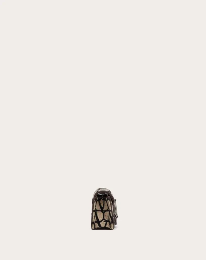 Valentino Shoulder Bags Man Mini Loc Toile Iconographe Shoulder Bag For Man In Beigeblack Beigeblack Valentino Shoulder Bags Man Mini Loc Toile Iconographe Shoulder Bag For Man In Beigeblack Beigeblack