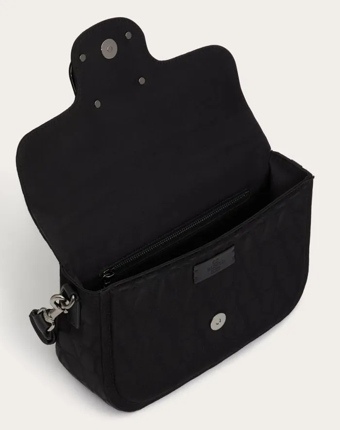 Valentino Shoulder Bags Man Toile Iconographe Shoulder Bag In Technical Fabric For Man In Black Black Valentino Shoulder Bags Man Toile Iconographe Shoulder Bag In Technical Fabric For Man In Black Black