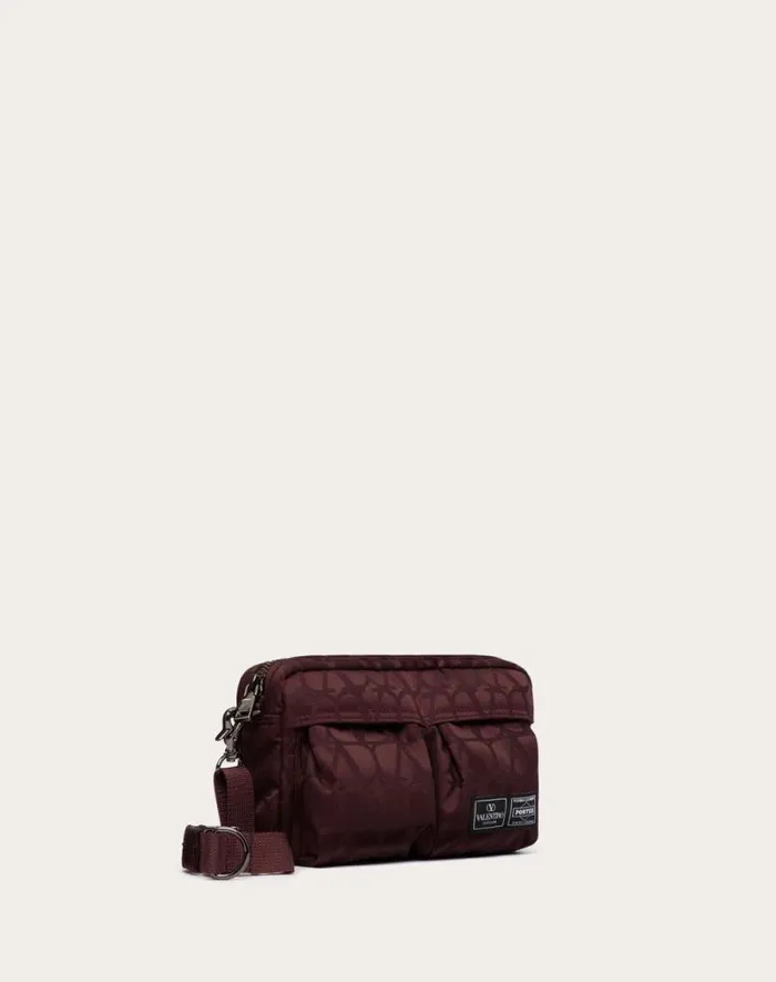 Valentino Shoulder Bags Man Valentino Garavani And Porter Shoulder Bag For Man In Black Black Valentino Shoulder Bags Man Valentino Garavani And Porter Shoulder Bag For Man In Black Black