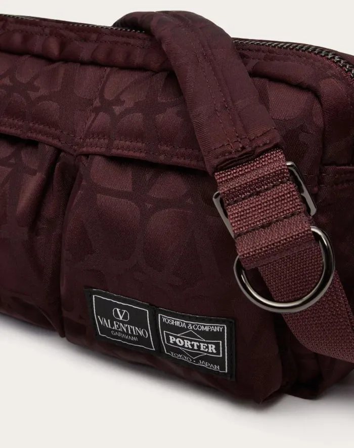 Valentino Shoulder Bags Man Valentino Garavani And Porter Shoulder Bag For Man In Black Black Valentino Shoulder Bags Man Valentino Garavani And Porter Shoulder Bag For Man In Black Black