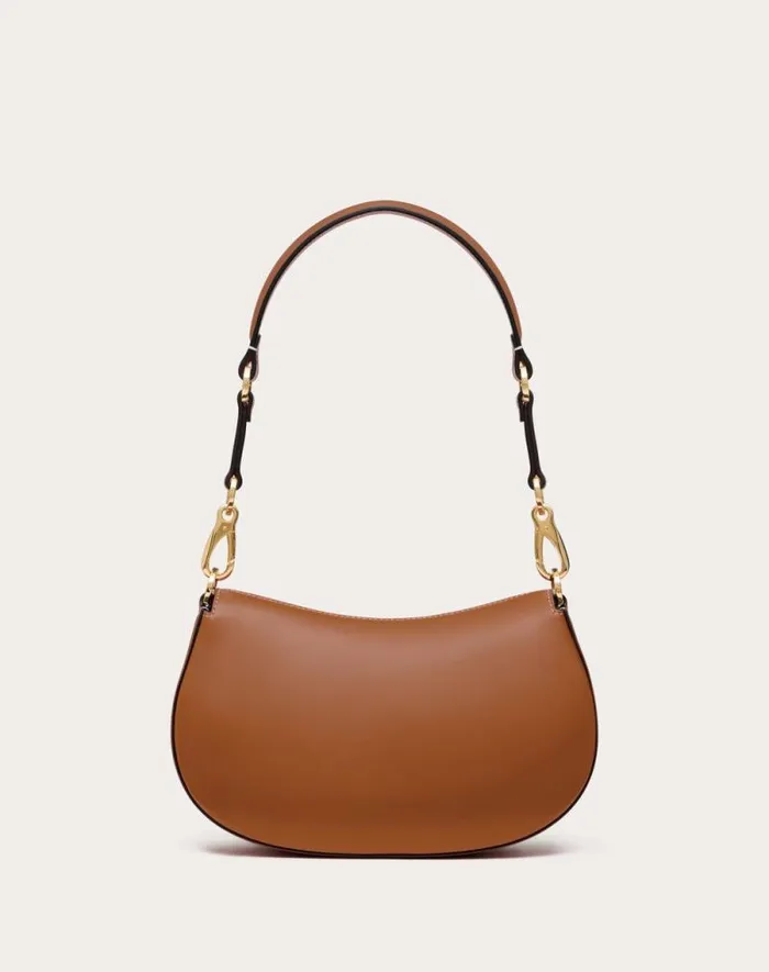 Valentino Shoulder Bags Woman Small Valentino Garavani Ohval Shoulder Bag In Nappa Calfskin For Woman In Black Black
