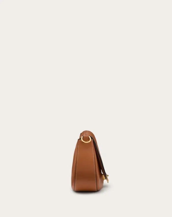 Valentino Shoulder Bags Woman Small Valentino Garavani Ohval Shoulder Bag In Nappa Calfskin For Woman In Black Black