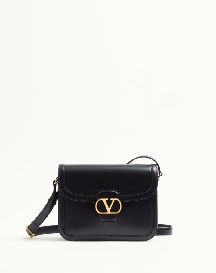 Valentino Shoulder Bags Woman Valentino Garavani 9to5 Smooth Calfskin Shoulder Bag For Woman In Black Black Valentino Shoulder Bags Woman Valentino Garavani 9to5 Smooth Calfskin Shoulder Bag For Woman In Black Black