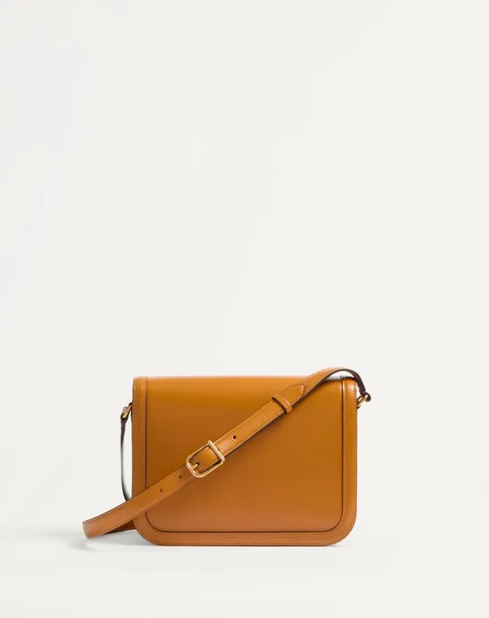 Valentino Shoulder Bags Woman Valentino Garavani 9to5 Smooth Calfskin Shoulder Bag For Woman In Black Black