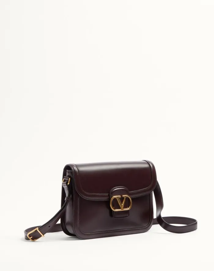 Valentino Shoulder Bags Woman Valentino Garavani 9to5 Smooth Calfskin Shoulder Bag For Woman In Black Black