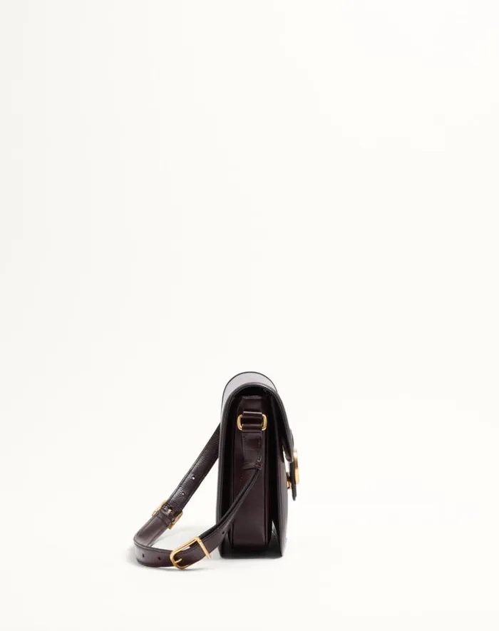 Valentino Shoulder Bags Woman Valentino Garavani 9to5 Smooth Calfskin Shoulder Bag For Woman In Black Black