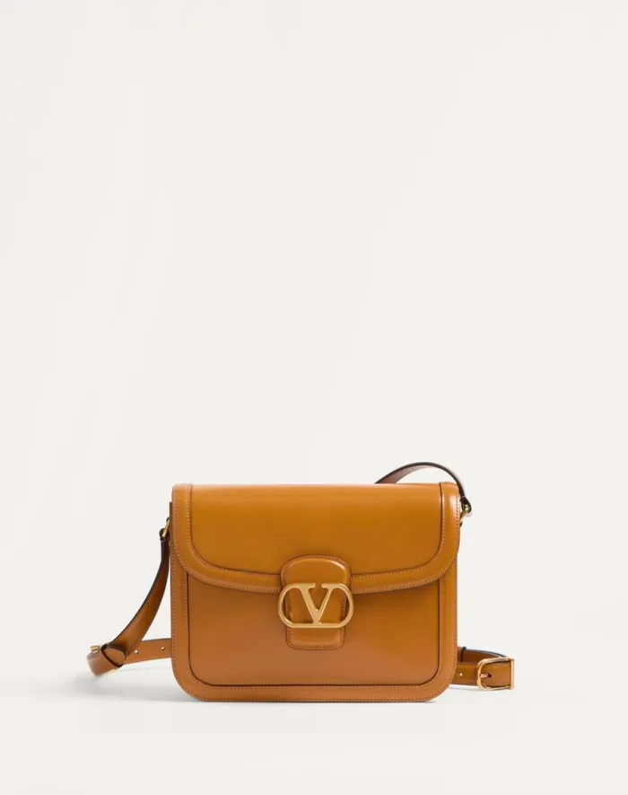 Valentino Shoulder Bags Woman Valentino Garavani 9to5 Smooth Calfskin Shoulder Bag For Woman In Black Black