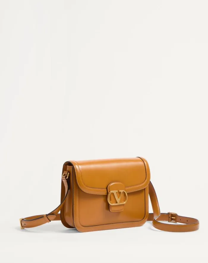 Valentino Shoulder Bags Woman Valentino Garavani 9to5 Smooth Calfskin Shoulder Bag For Woman In Black Black