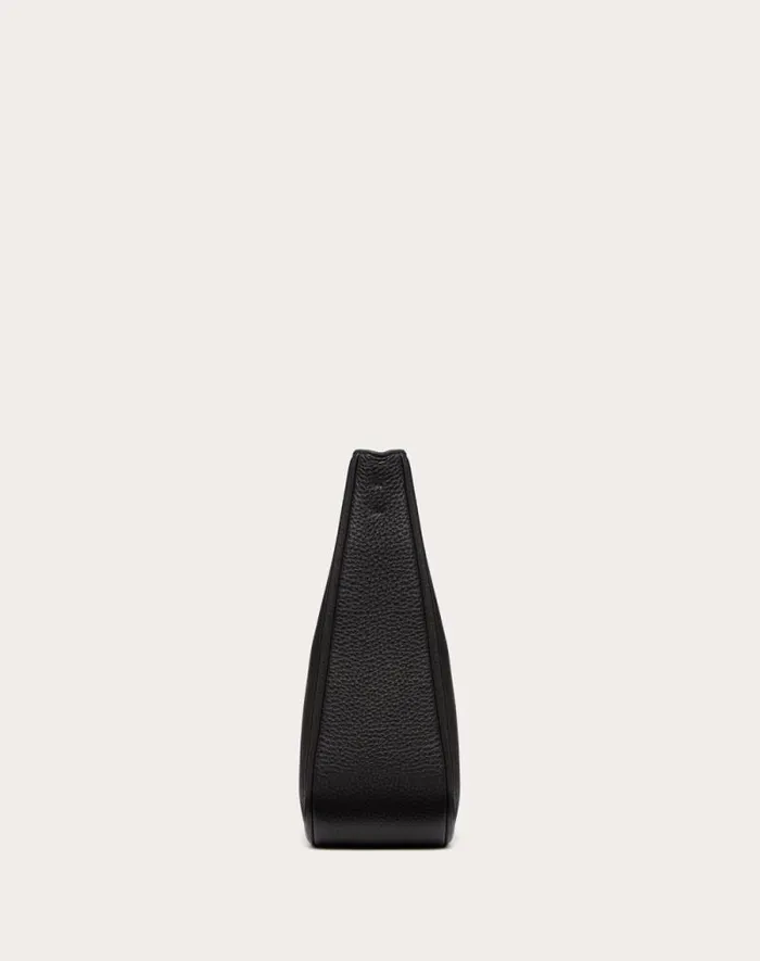 Valentino Shoulder Bags Woman Valentino Garavani Alltime Hobo Bag In Grainy Calfskin For Woman In Almond Almond Valentino Shoulder Bags Woman Valentino Garavani Alltime Hobo Bag In Grainy Calfskin For Woman In Almond Almond