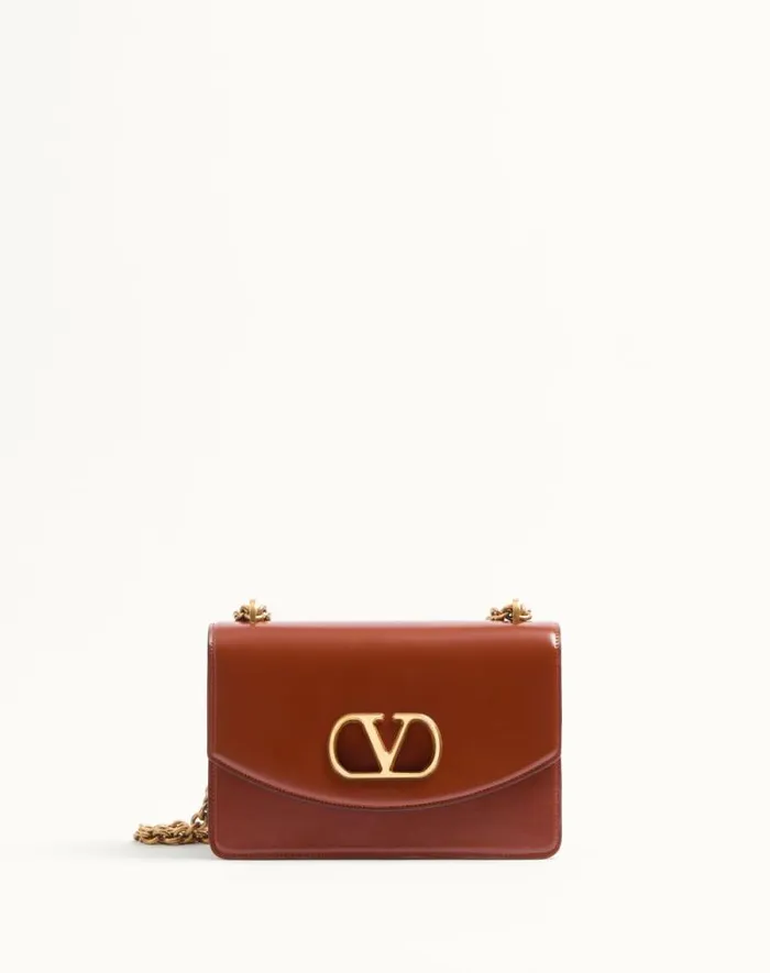 Valentino Shoulder Bags Woman Valentino Garavani Vain Shoulder Bag In Shiny Calfskin For Woman In Ivory Ivory Valentino Shoulder Bags Woman Valentino Garavani Vain Shoulder Bag In Shiny Calfskin For Woman In Ivory Ivory