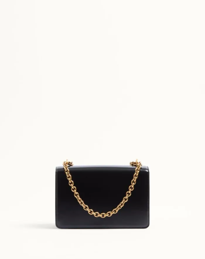 Valentino Shoulder Bags Woman Valentino Garavani Vain Shoulder Bag In Shiny Calfskin For Woman In Ivory Ivory Valentino Shoulder Bags Woman Valentino Garavani Vain Shoulder Bag In Shiny Calfskin For Woman In Ivory Ivory