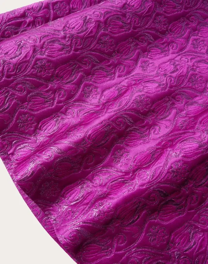 Valentino Skirts Woman Metamorphos Tulips Brocade Midi Skirt For Woman In Primrose Primrose Valentino Skirts Woman Metamorphos Tulips Brocade Midi Skirt For Woman In Primrose Primrose