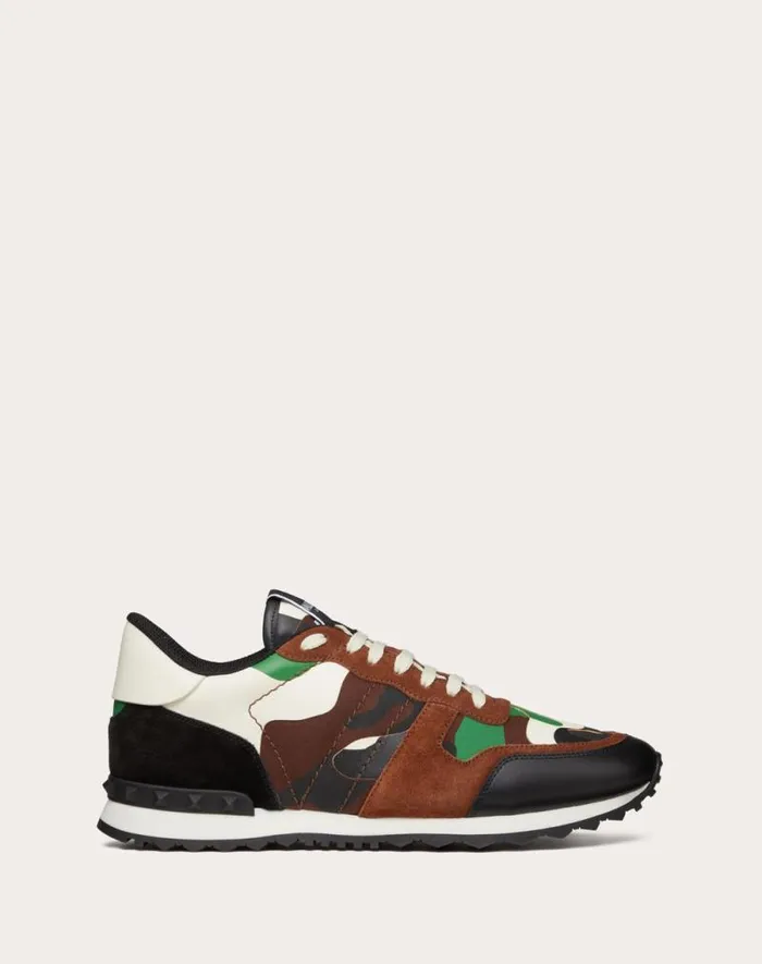 Valentino Sneakers Man Camouflage Rockrunner Sneaker For Man In Military Greenbrushwoodblackgreen Military Greenbrushwoodblackgreen Valentino Sneakers Man Camouflage Rockrunner Sneaker For Man In Military Greenbrushwoodblackgreen Military Greenbrushwoodblackgreen
