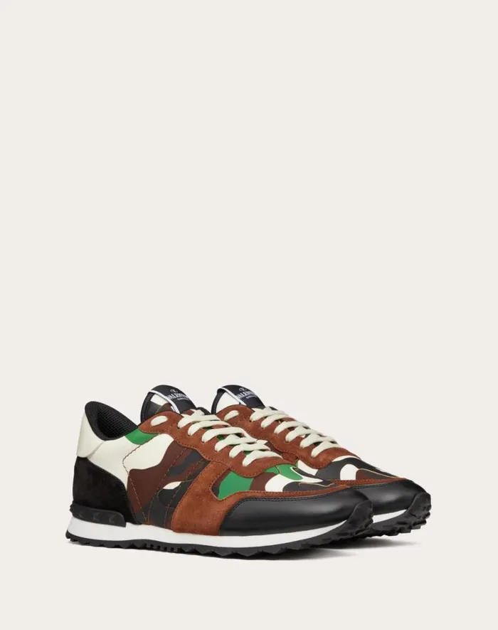 Valentino Sneakers Man Camouflage Rockrunner Sneaker For Man In Military Greenbrushwoodblackgreen Military Greenbrushwoodblackgreen Valentino Sneakers Man Camouflage Rockrunner Sneaker For Man In Military Greenbrushwoodblackgreen Military Greenbrushwoodblackgreen