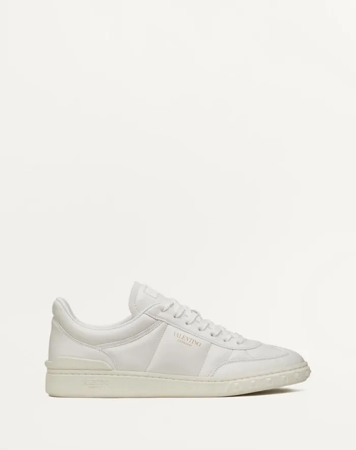 Valentino Sneakers Man Upvillage Low Top Nappa Leather Sneaker For Man In Black Black Valentino Sneakers Man Upvillage Low Top Nappa Leather Sneaker For Man In Black Black