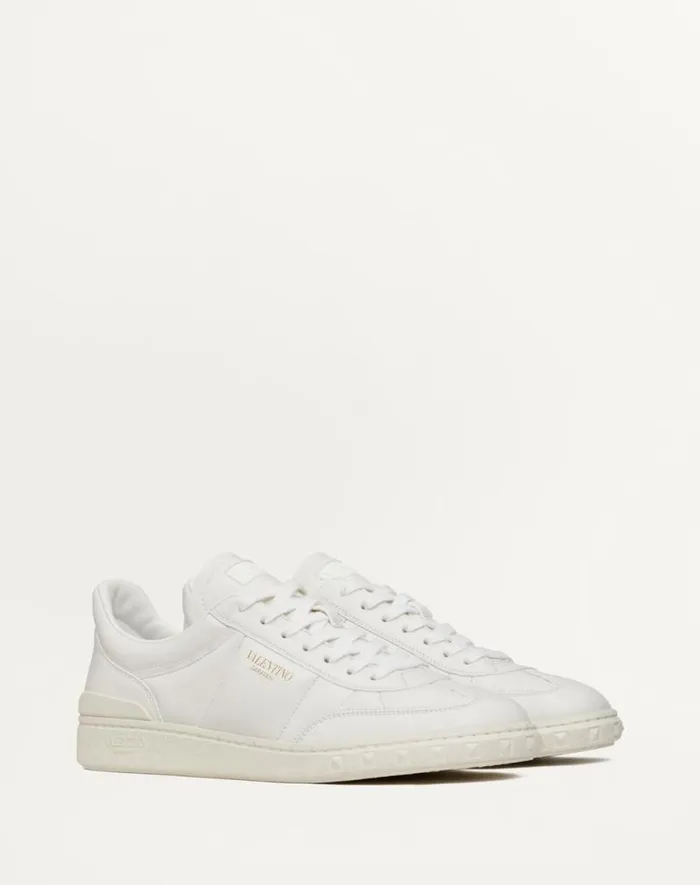 Valentino Sneakers Man Upvillage Low Top Nappa Leather Sneaker For Man In Black Black Valentino Sneakers Man Upvillage Low Top Nappa Leather Sneaker For Man In Black Black