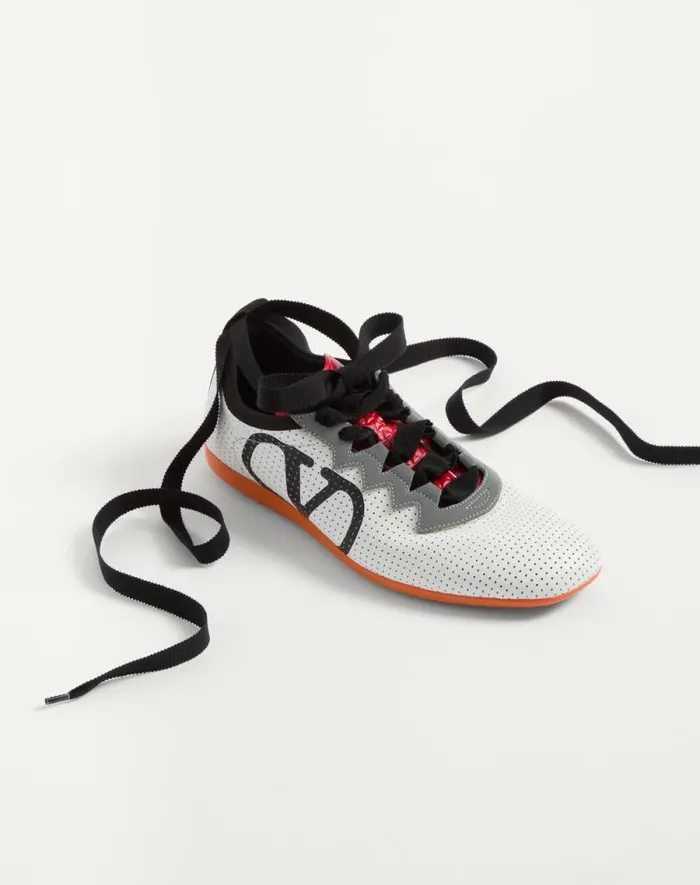 Valentino Sneakers Woman Chromathon Sneaker In Perforated Nappa For Woman In Multicolor Multicolor Valentino Sneakers Woman Chromathon Sneaker In Perforated Nappa For Woman In Multicolor Multicolor
