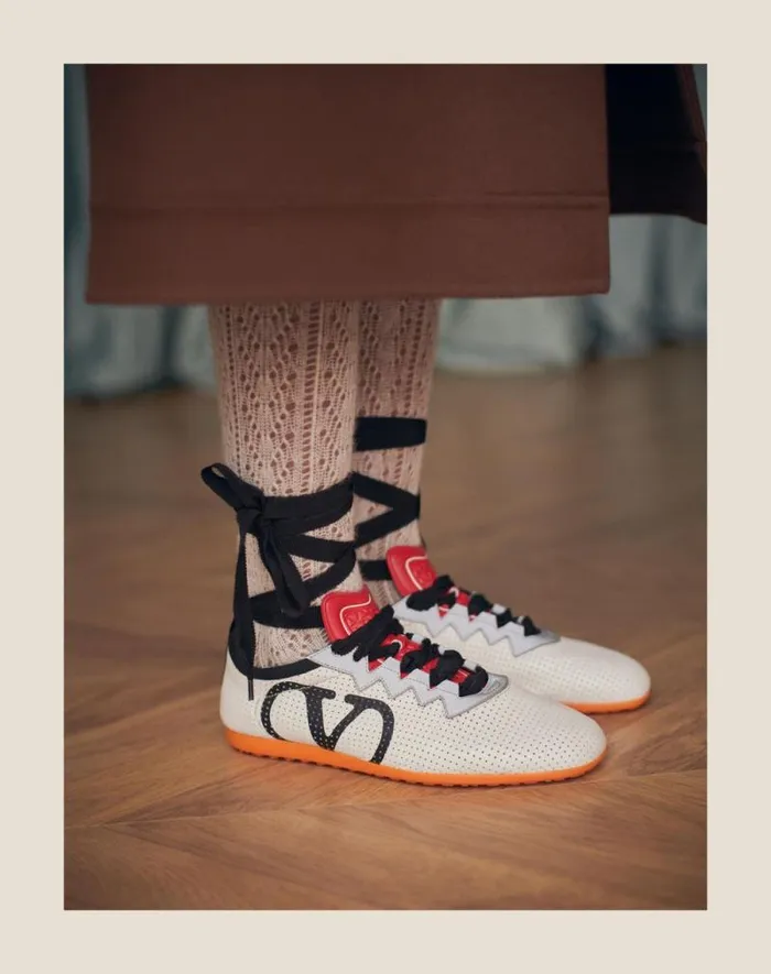 Valentino Sneakers Woman Chromathon Sneaker In Perforated Nappa For Woman In Multicolor Multicolor Valentino Sneakers Woman Chromathon Sneaker In Perforated Nappa For Woman In Multicolor Multicolor