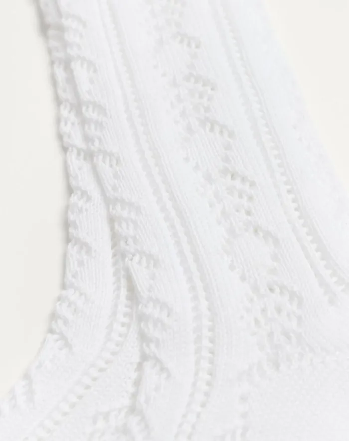 Valentino Soft Accessories Man Perforated Cotton Socks With Vlogo For Man In White White Valentino Soft Accessories Man Perforated Cotton Socks With Vlogo For Man In White White