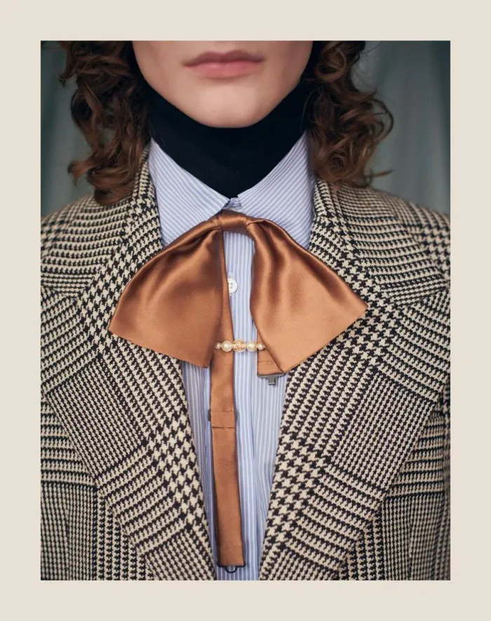 Valentino Soft Accessories Man Valentie Silk Bow Tie For Man In Brown Brown Valentino Soft Accessories Man Valentie Silk Bow Tie For Man In Brown Brown