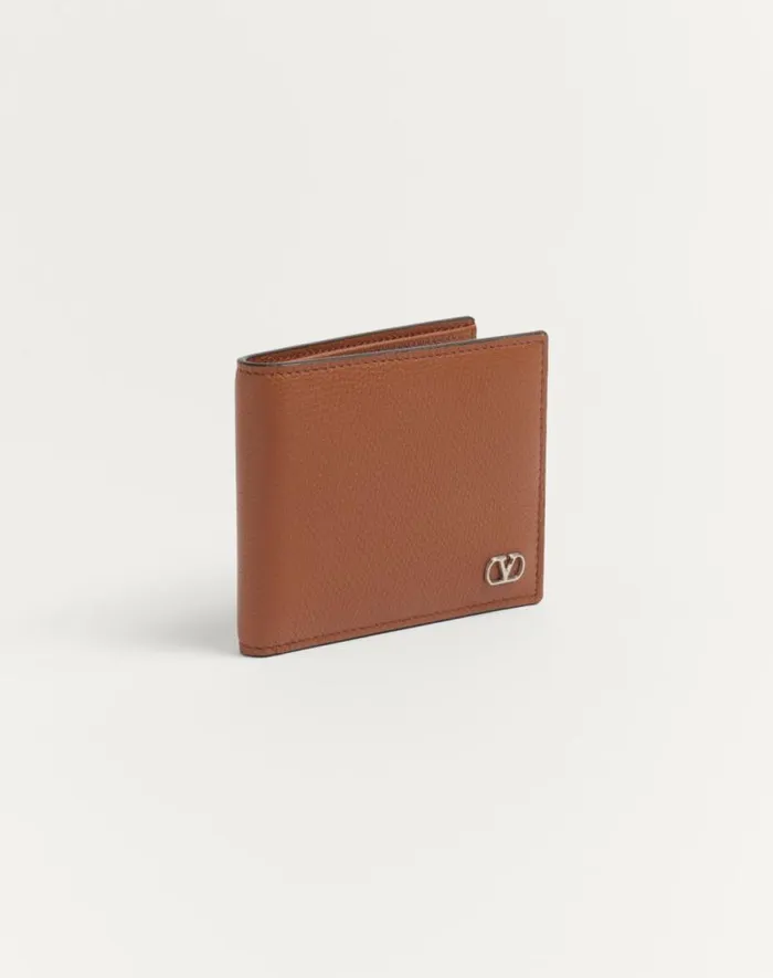 Valentino Wallets And Small Leather Goods Man Vlogo Signature Grainy Calfskin Wallet For Man In Black Black Valentino Wallets And Small Leather Goods Man Vlogo Signature Grainy Calfskin Wallet For Man In Black Black