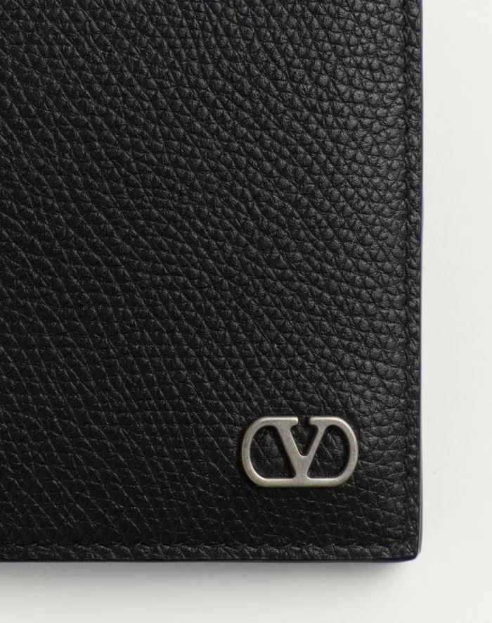 Valentino Wallets And Small Leather Goods Man Vlogo Signature Grainy Calfskin Wallet For Man In Saddle Brown Saddle Brown Valentino Wallets And Small Leather Goods Man Vlogo Signature Grainy Calfskin Wallet For Man In Saddle Brown Saddle Brown