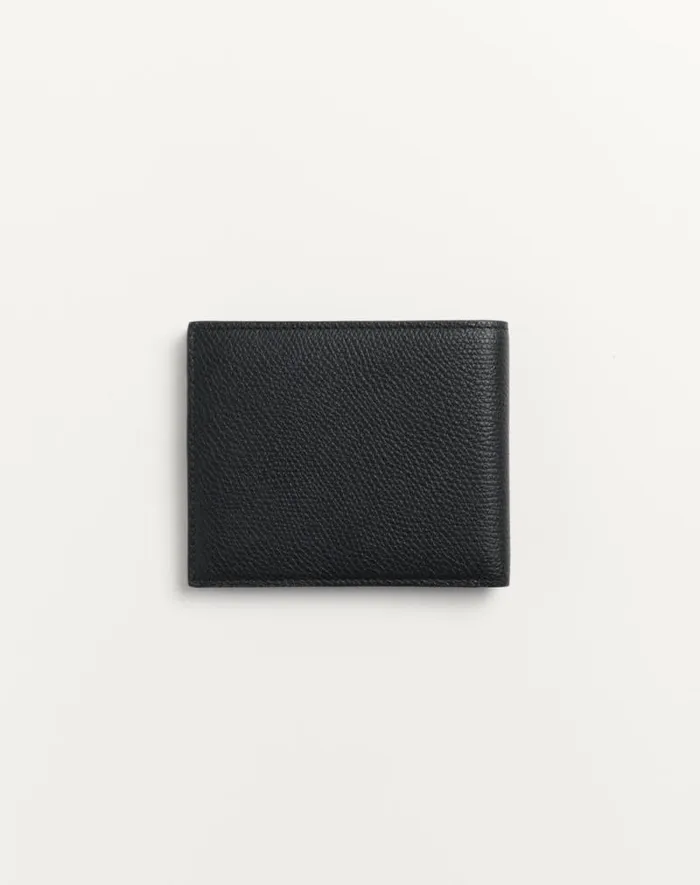 Valentino Wallets And Small Leather Goods Man Vlogo Signature Grainy Calfskin Wallet For Man In Saddle Brown Saddle Brown Valentino Wallets And Small Leather Goods Man Vlogo Signature Grainy Calfskin Wallet For Man In Saddle Brown Saddle Brown