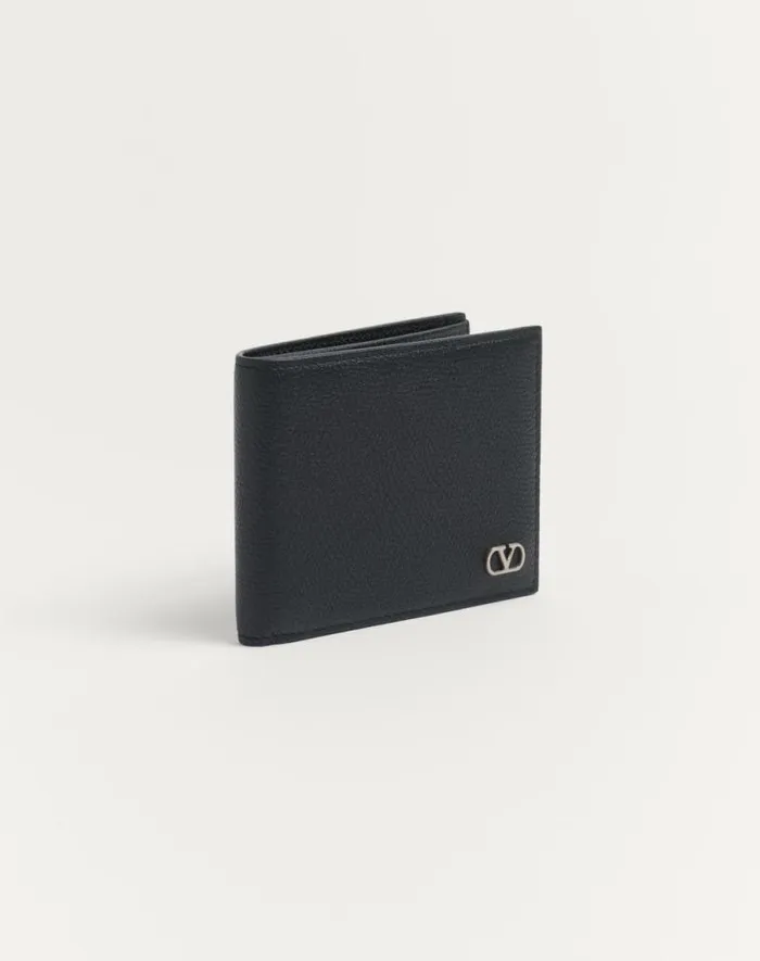 Valentino Wallets And Small Leather Goods Man Vlogo Signature Grainy Calfskin Wallet For Man In Saddle Brown Saddle Brown Valentino Wallets And Small Leather Goods Man Vlogo Signature Grainy Calfskin Wallet For Man In Saddle Brown Saddle Brown
