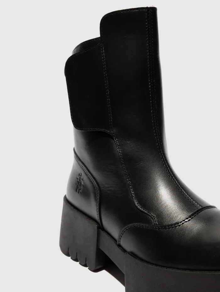 Velcro Ankle Boots EGLI124FLY BLACK Women Fly London Ankle Boots