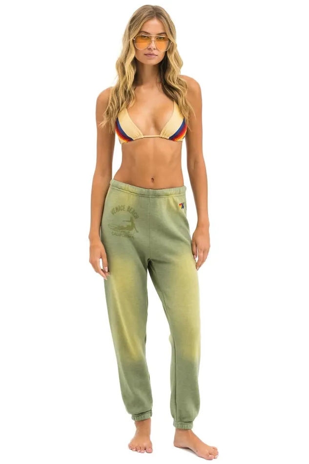 Venice Surfer Sweatpants 8211 Faded Army Women Aviator Nation Sweatpants