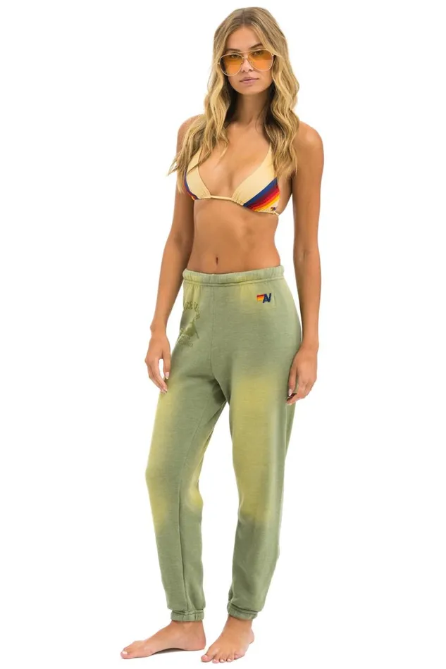 Venice Surfer Sweatpants 8211 Faded Army Women Aviator Nation Sweatpants