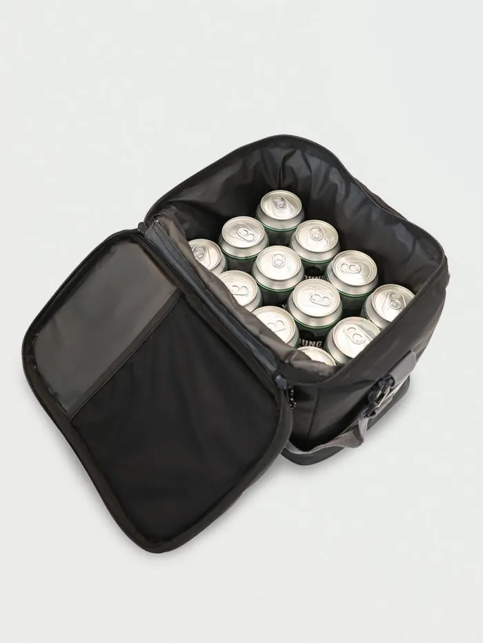 Venture 12Can Cooler 8211 Black Mens Volcom Bags and Backpacks