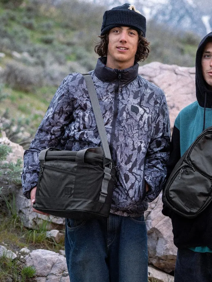 Venture 12Can Cooler 8211 Black Mens Volcom Bags and Backpacks