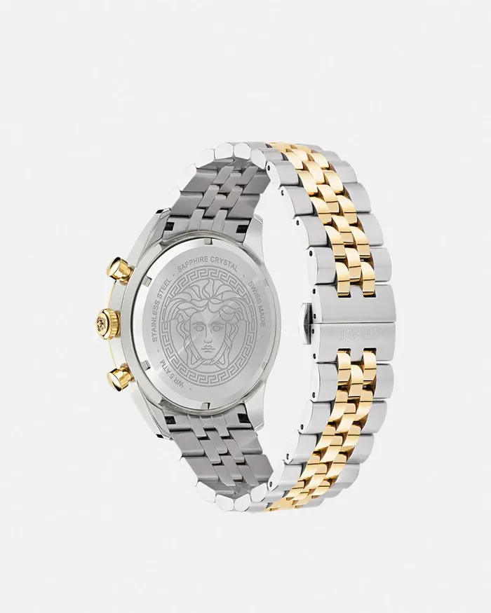 Versace Chrono Master Watch Greengold Men Versace Watches