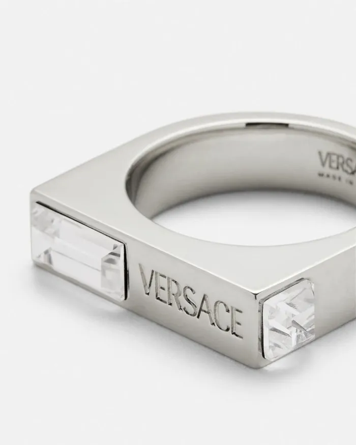 Versace Ring Silver WomenMen Versace Rings