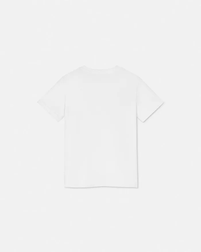 Versace Wild Stamp Kids TShirt White Children Versace Clothing
