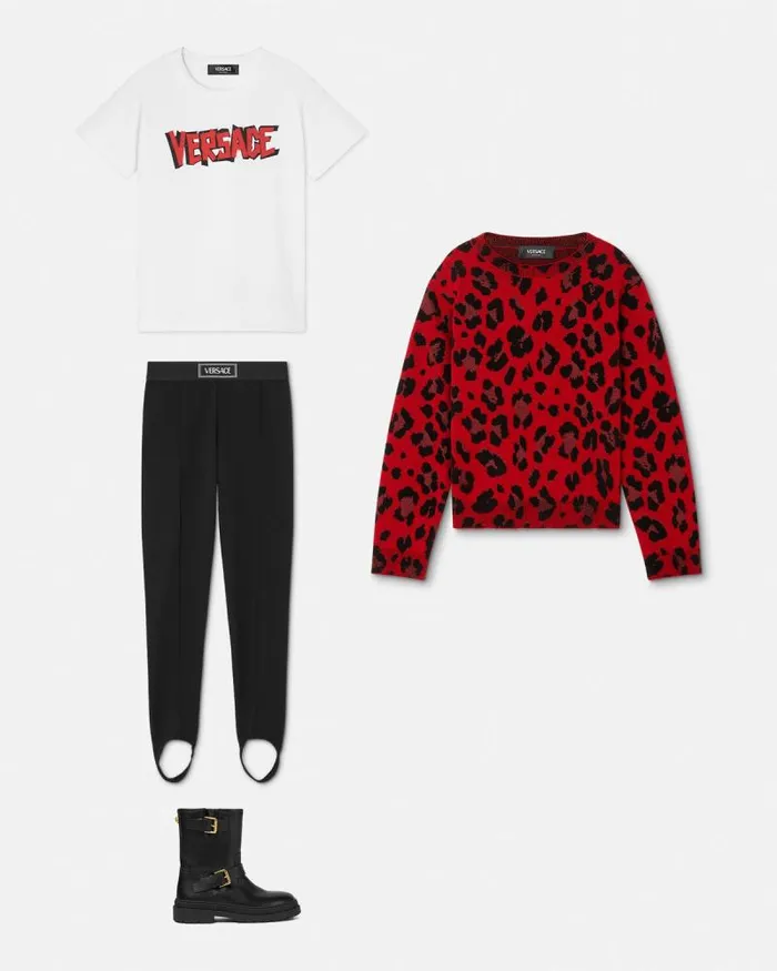 Versace World Tour Kids TShirt White Children Versace Clothing